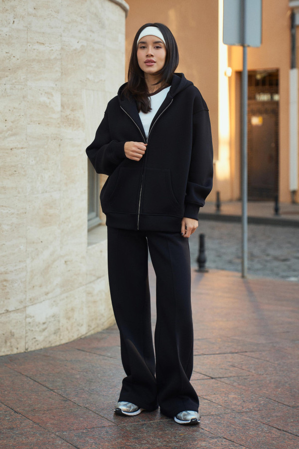Базове zip-hoodie з футера